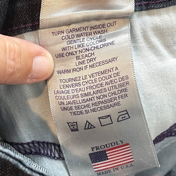 NYDJ Jeans Womens Sz 10 Bootcut Embellished Demin Mid Rise Stretch Lift Tuck - Picture 13 of 16